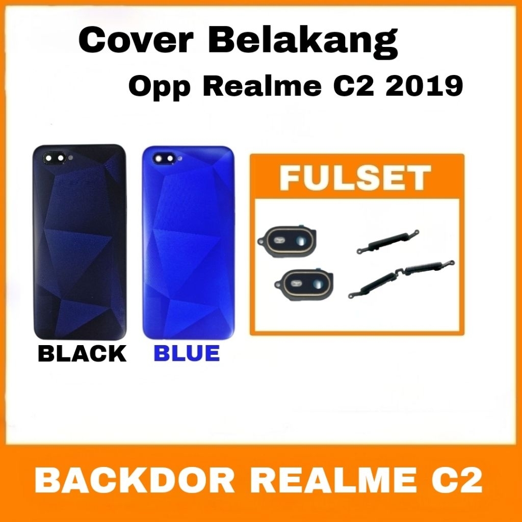 COVER BELAKANG/ BACK COVER REALM C2 / TUTUP BELAKANG HP