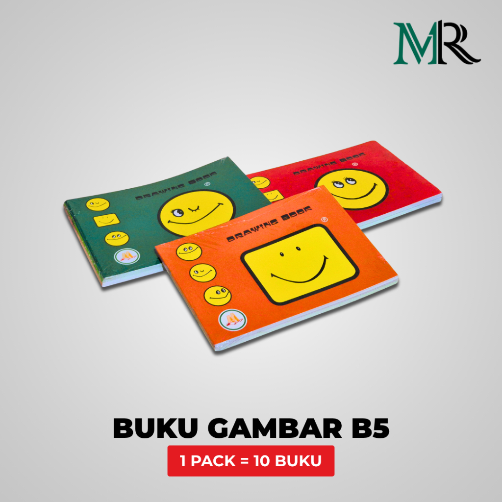 

Buku Gambar B5 - 1 Pack Isi 10 Buku (8 Halaman/Buku)