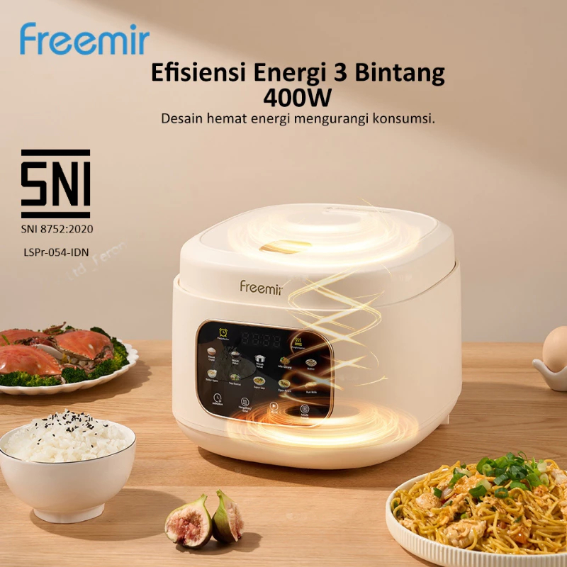 freemir Digital Rice Cooker Digital Aesthetic Low Carbo/ Rice Cooker Digital / Penanak Nasi /Smart t