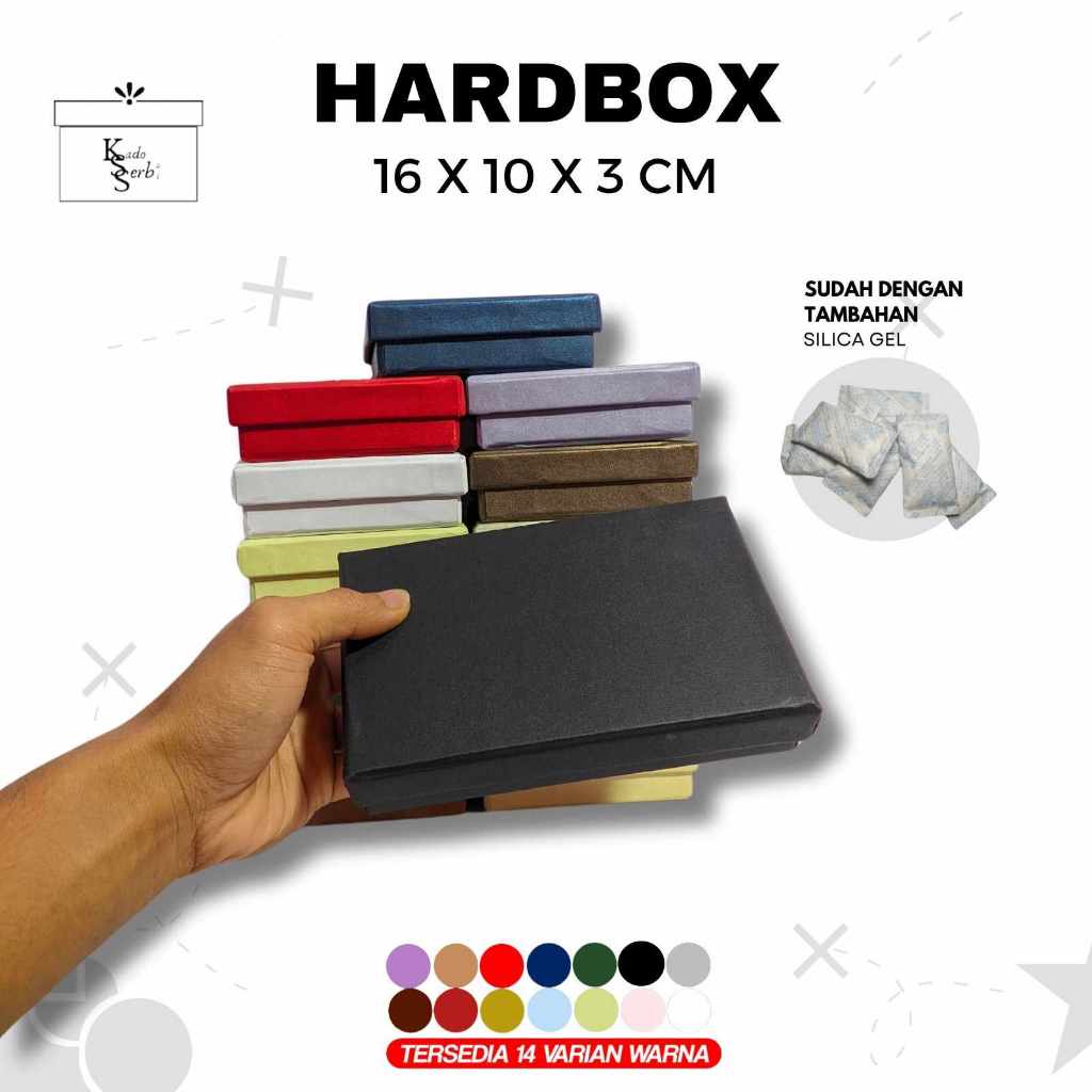 

Hardbox 16x10x3 cm / Kotak Kado / Hampers / Giftbox / box dompet / box kadol / kotak polos