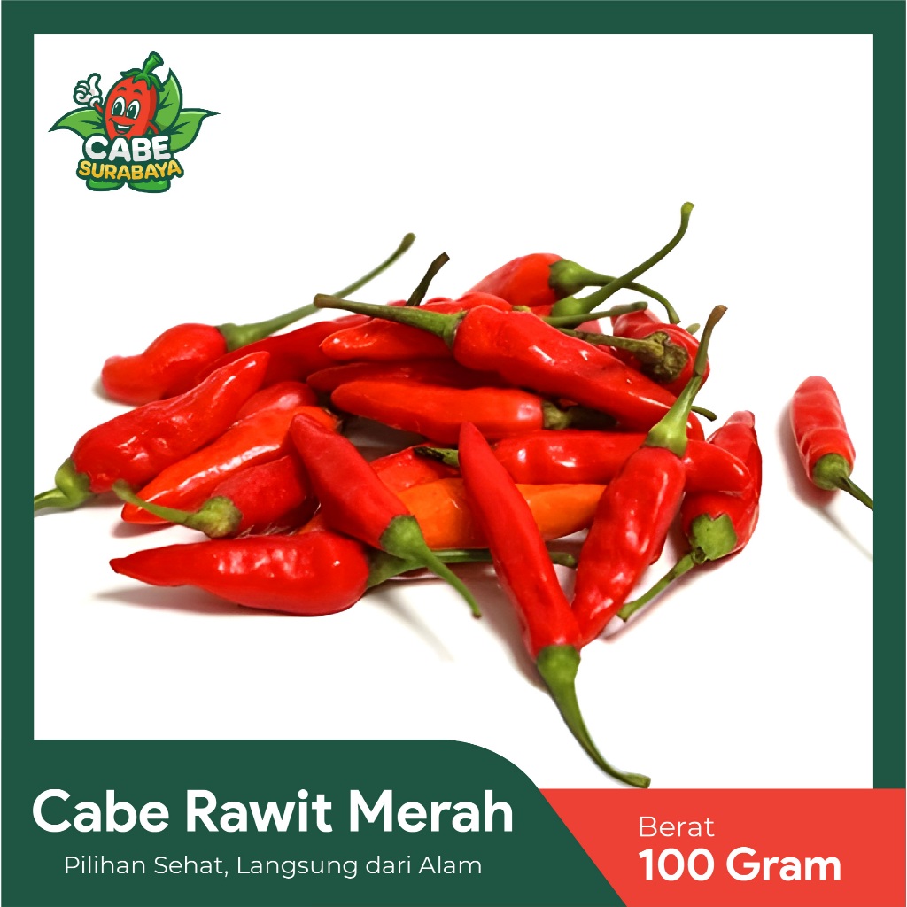 

Cabe Rawit Merah Fresh 100 Gram