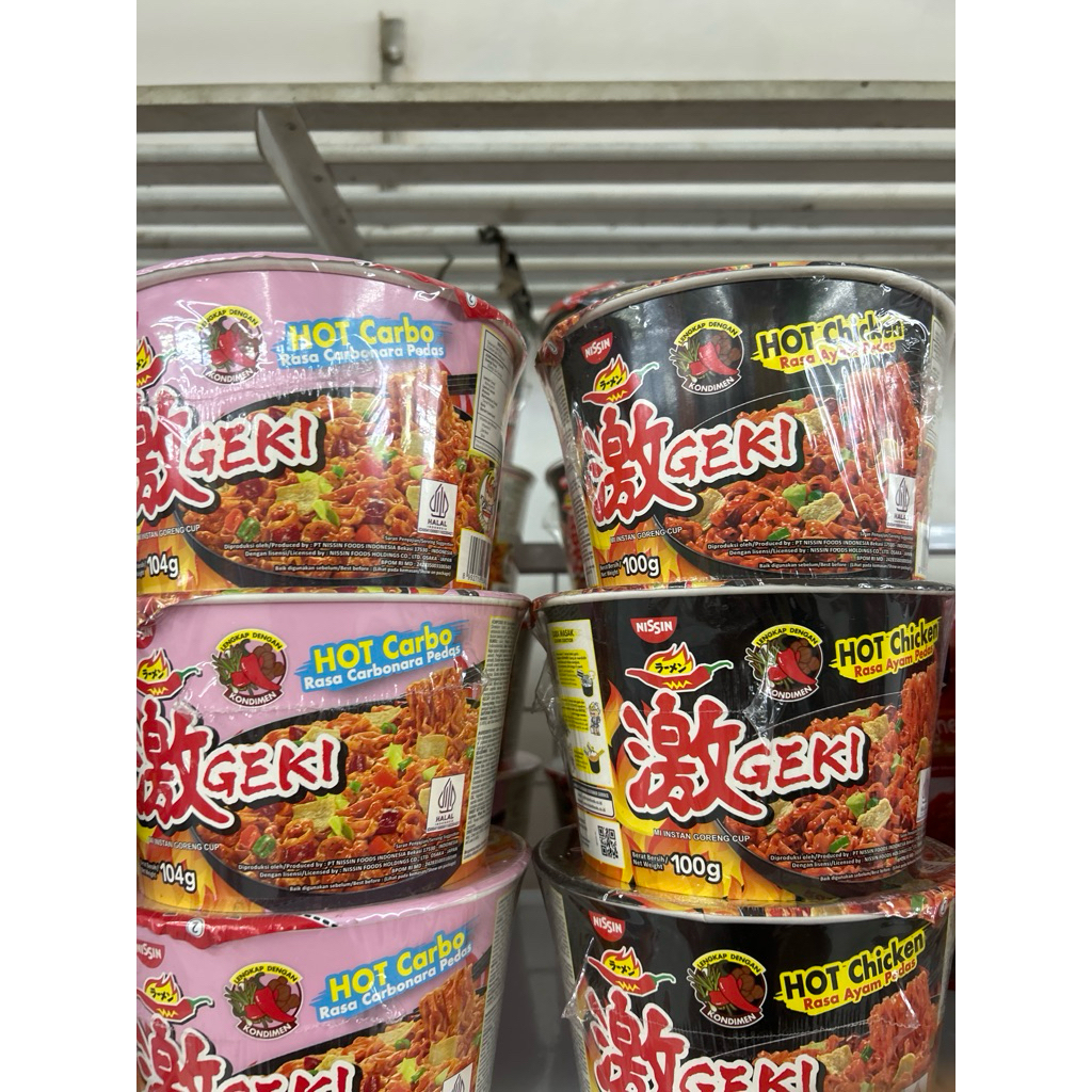 

Nissin GEKI bowl noodle 100/104gram