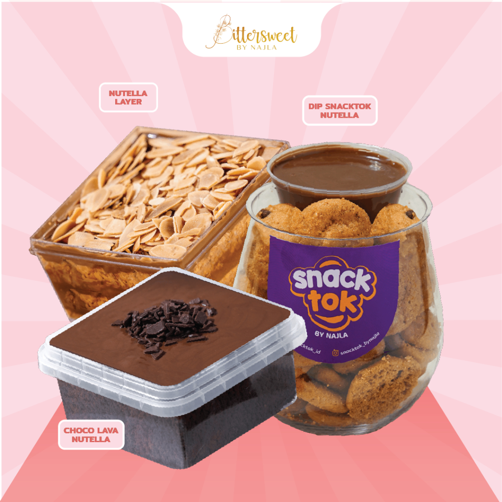 

ALL NUTELLA ( DIP Snacktok + Choco Lava + Pastry Layer ) [ Best Price ]
