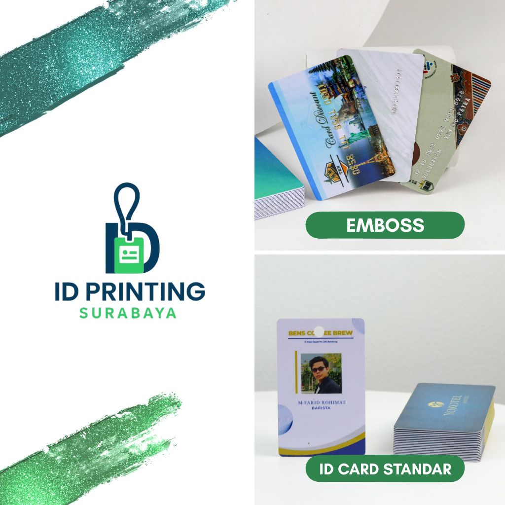 

Cetak ID Card Custom Kualitas Premium Harga Terjangkau (Bisa Standar atau Emboss Tulisan Timbul)