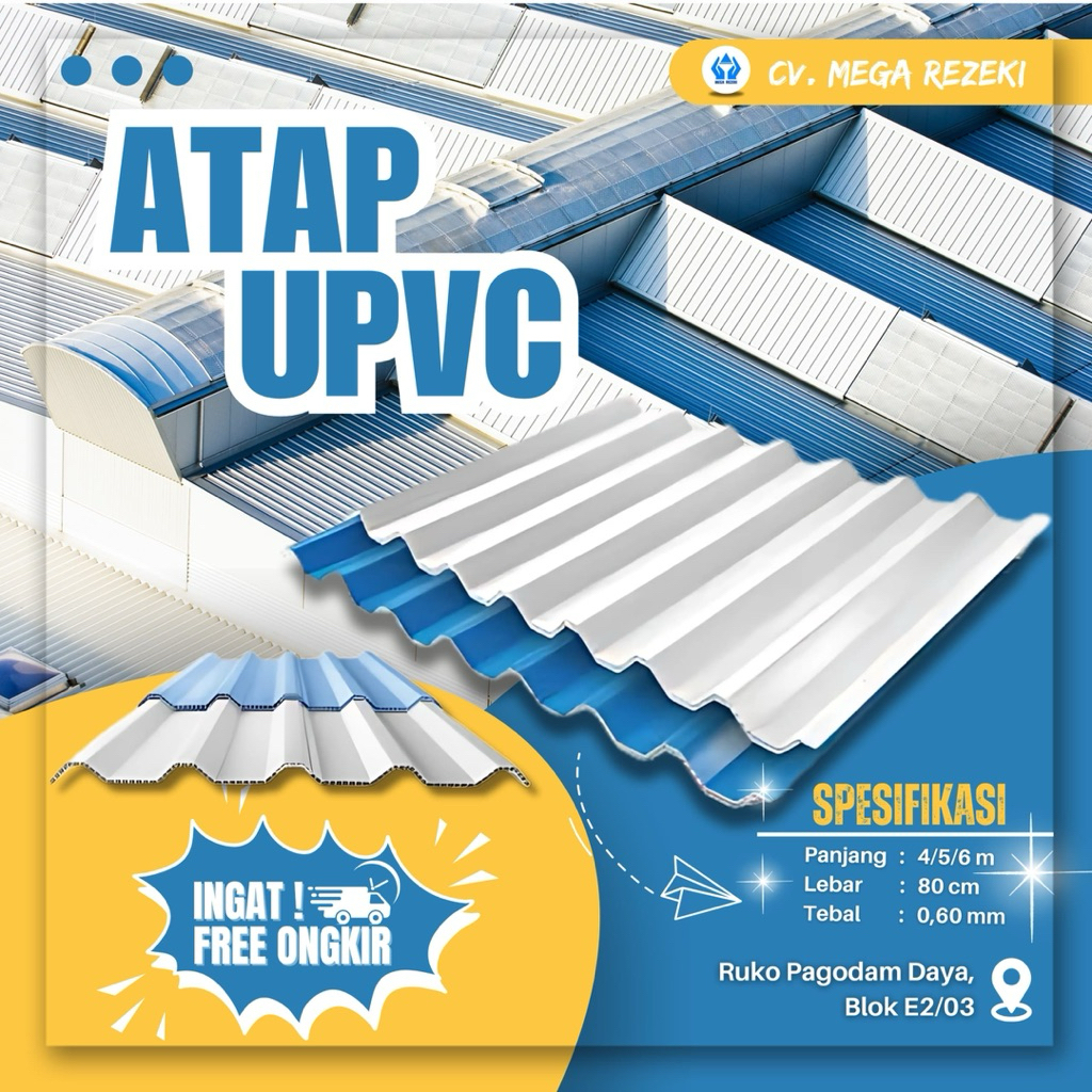 ATAP UPVC ALDERON DOUBLE LAYER