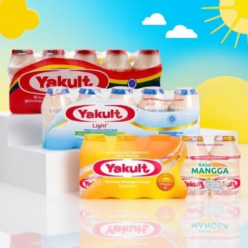 

YAKULT all varian PAK 5 pcs Susu Fermentasi Yoghurt yakult light yakult magga yakult original