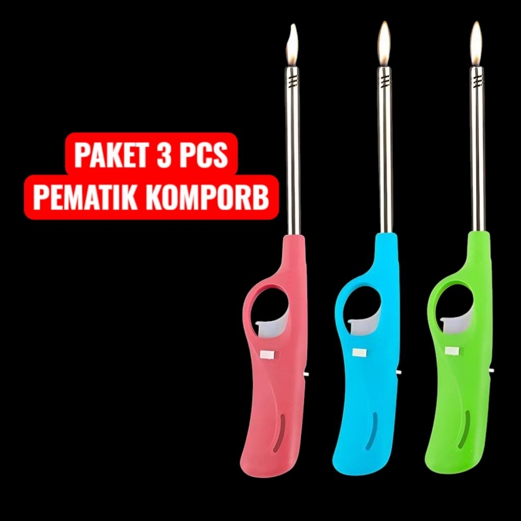 PAKET 3 PCS KOREK PEMATIK KOMPOR GAS LIPAT
