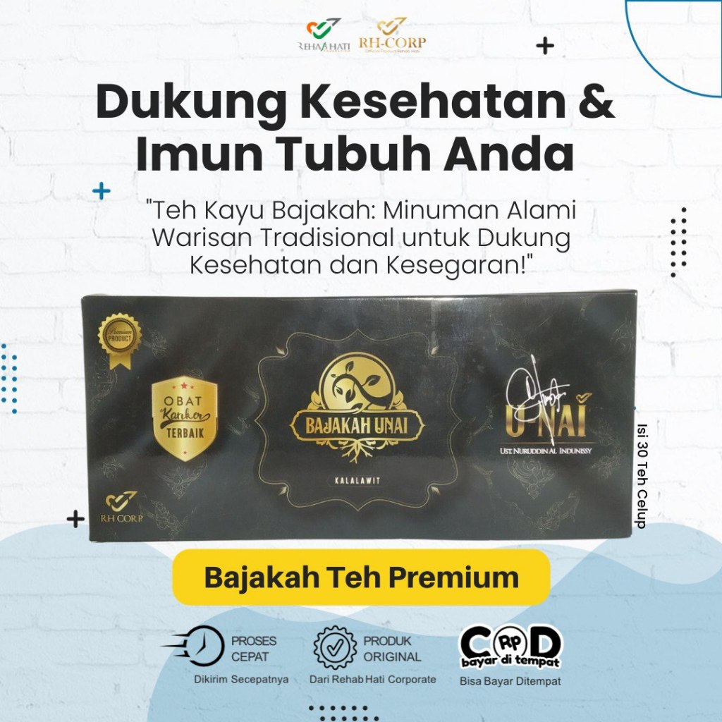 

Teh Bajakah Unai Tampala Dan Kalalawit Kemasan Kantong Celup Kualitas Premium Isi 30 Kantong Celup - Rehab Hati Store