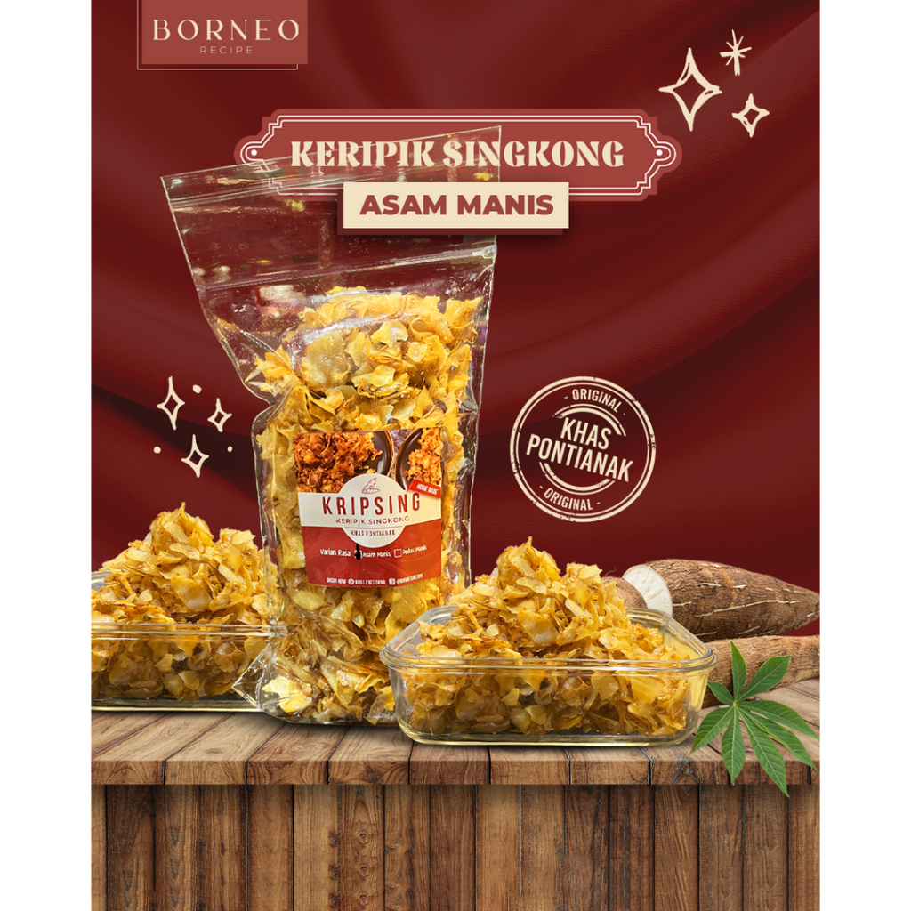 

KRIPSING KRIPIK SINGKONG BY BORNEO RECIPE