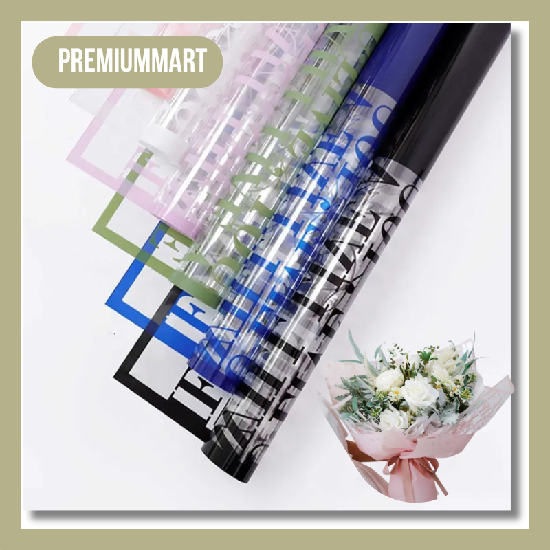 

20 LEMBAR Kertas Buket Bunga Florist Kertas Kado Cellophane Flower Wrapping Hand Bouquet KB077