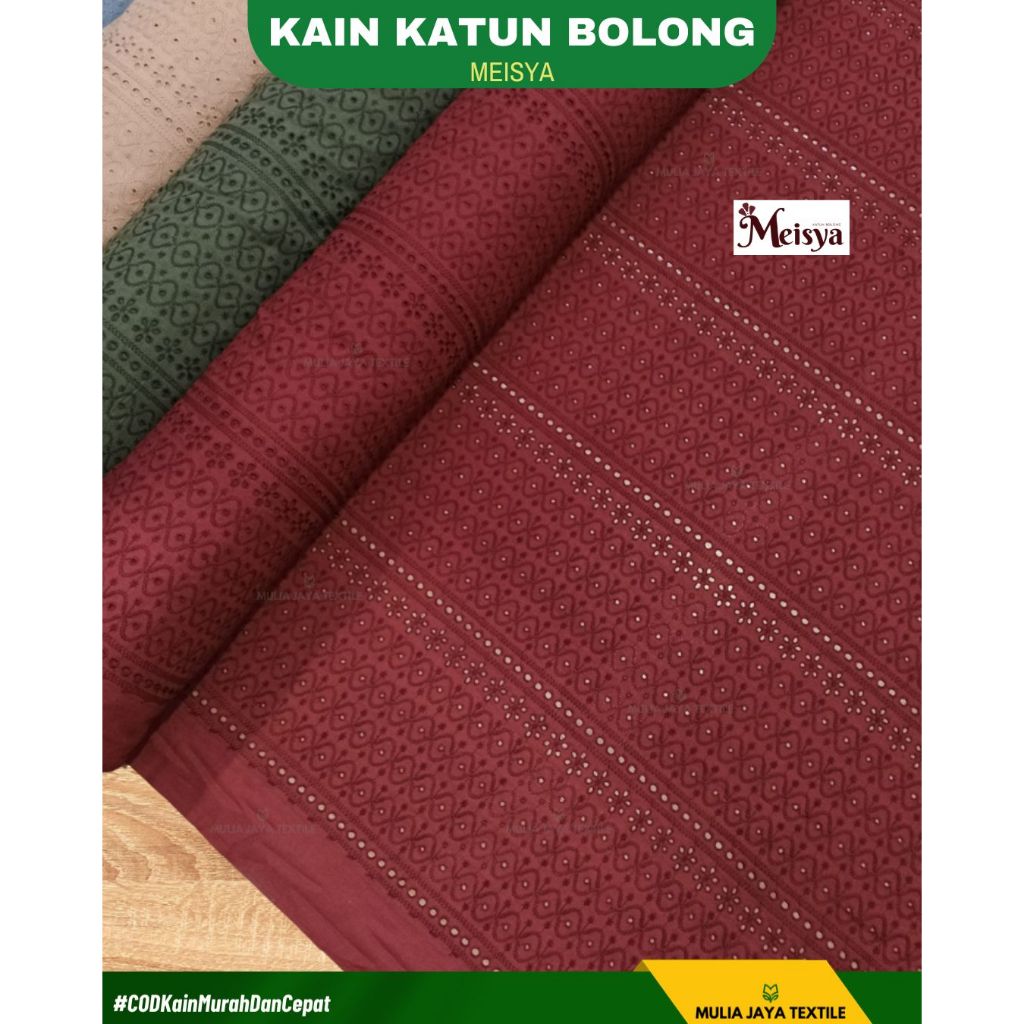 Kain Katun Bolong Meteran Premium KLY