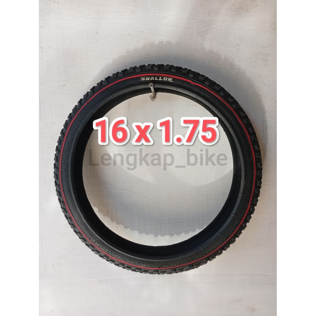 Ban Luar Sepeda 16 x 1.75 Swallow ORIGINAL