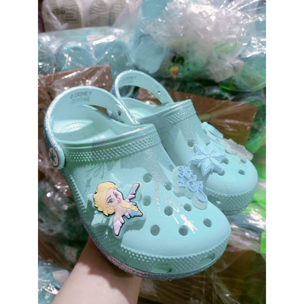 CROCS FROZEN ELSA/CROCS ANAK PEREMPUAN/CROCS CLOG ANAK