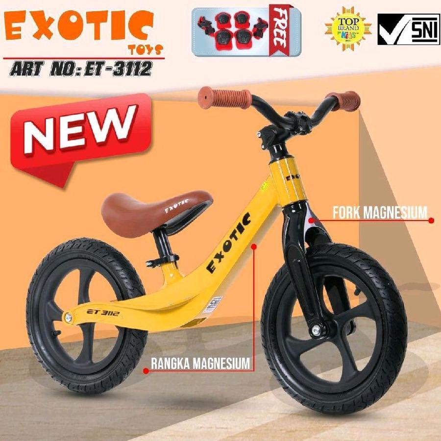 Sepeda Anak Balance Bike ET-3112 Exotic