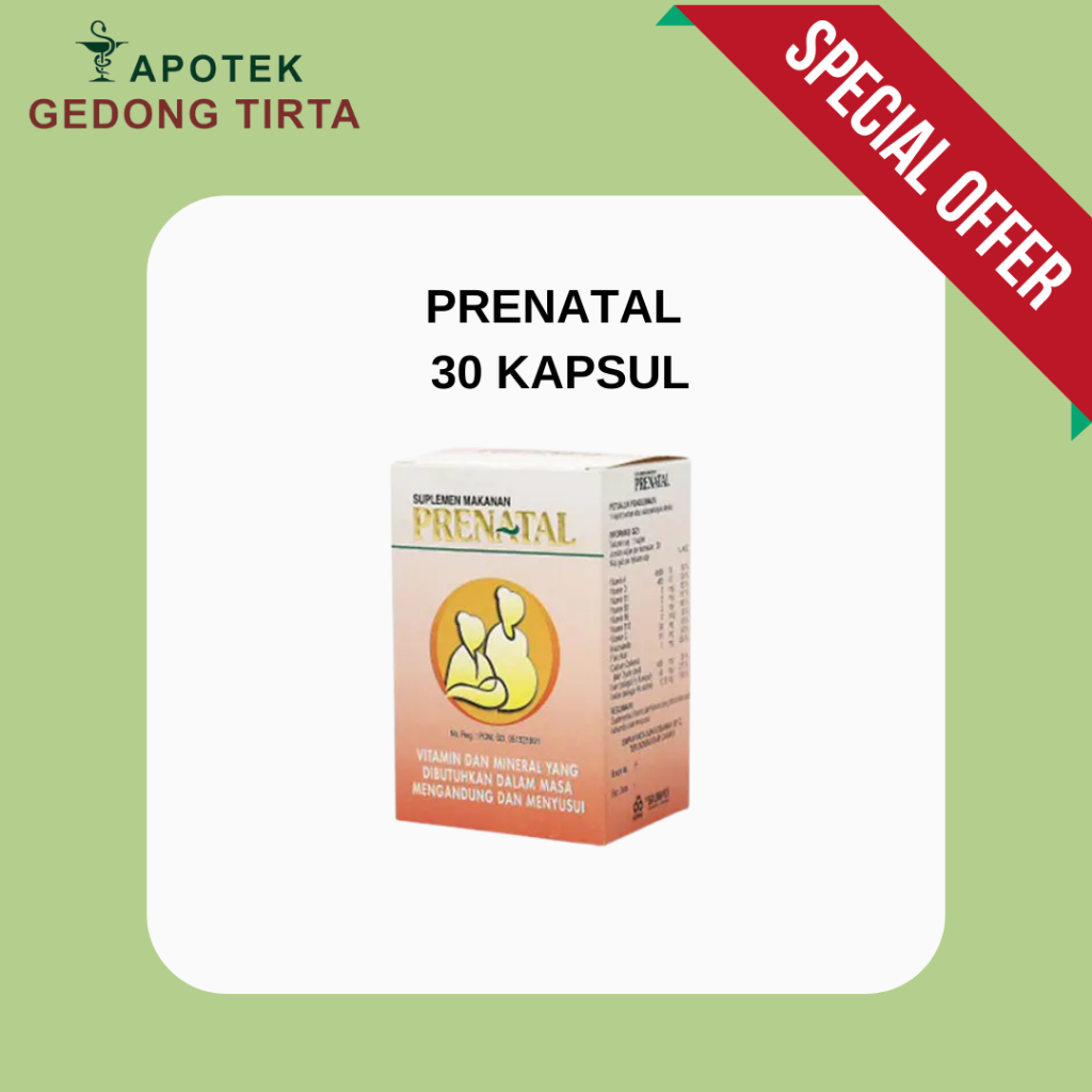 Prenatal Suplemen Vitamin dan Mineral Ibu Hamil Bumil / Prenatal