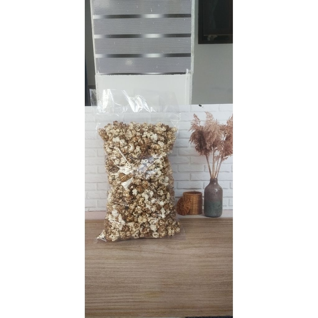 

Popcorn Caramel Coklat asli, kemasan 500 gram