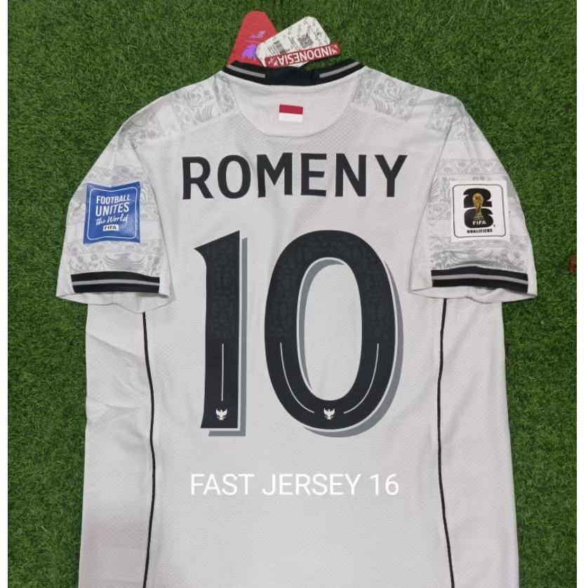 Jersey TIMNAS INDONESIA AWAY Grade Ori 2025 + Nameset + Patch