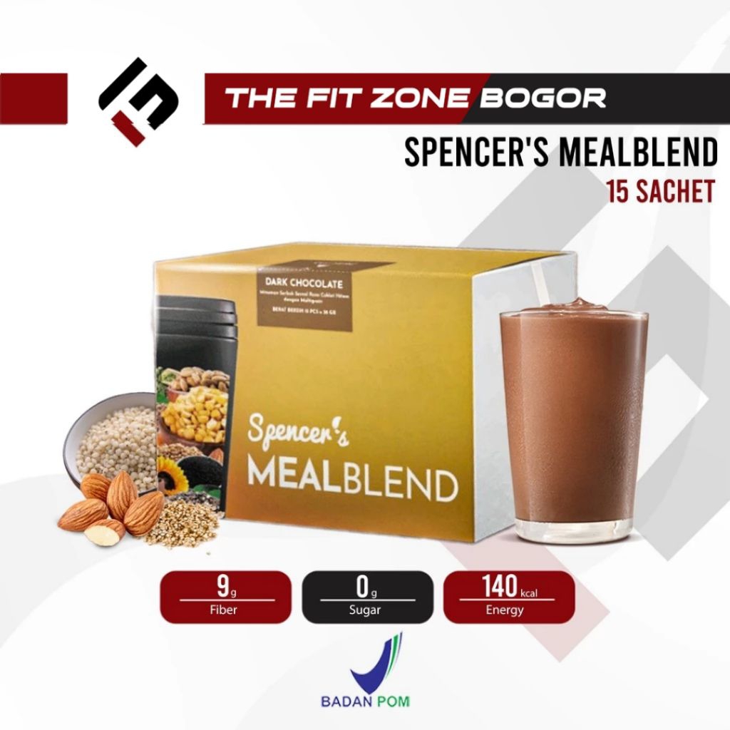 

SPENCERS MealBlend 1 Box isi 15 Sachet Spencer's Meal Blend Replacement Nutrisi Multigrain
