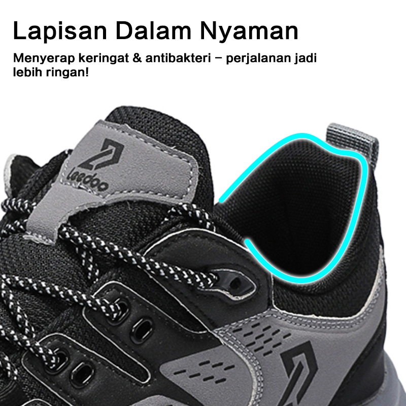 TERBARU Leedoo Sepatu Pria Sneakers Kasual Santai Sepatu Sneakers Cowok Bertali Men Sneakers Casual