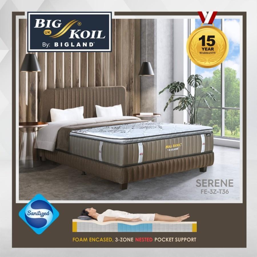 Kasur/Springbed/Matras/Ranjang/Springbed Modern/Set Springbed/Springbed Mewah/Big Koil Type SERENE T