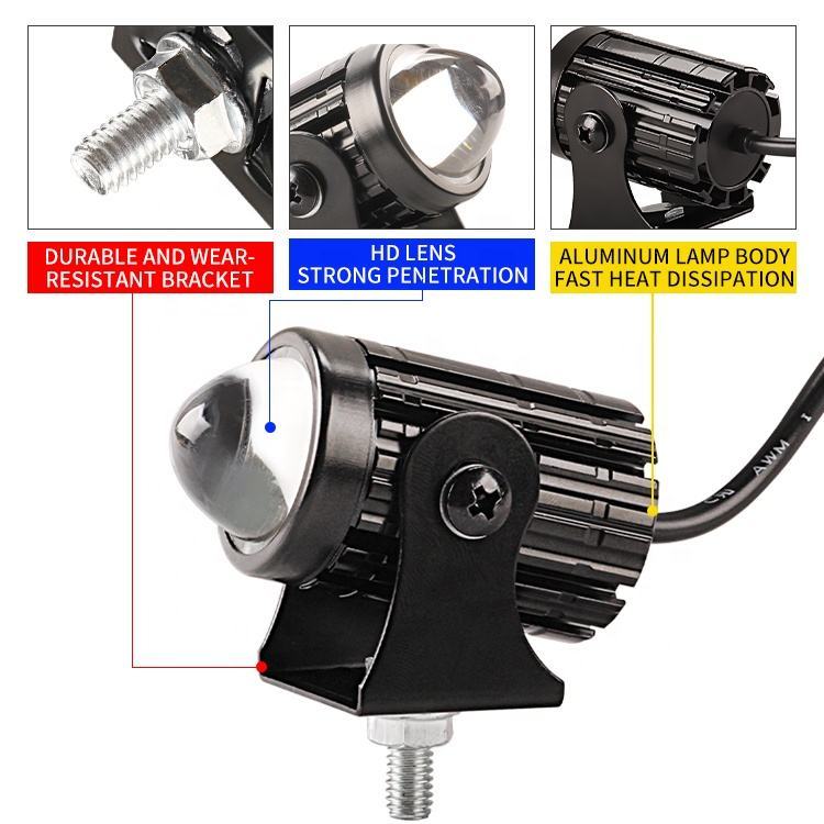 NEW Lampu Tembak Laser Led Mini D2 plus devil eye Lampu Tembak Sorot Foglamp Mini D2 Laser Gun lampu