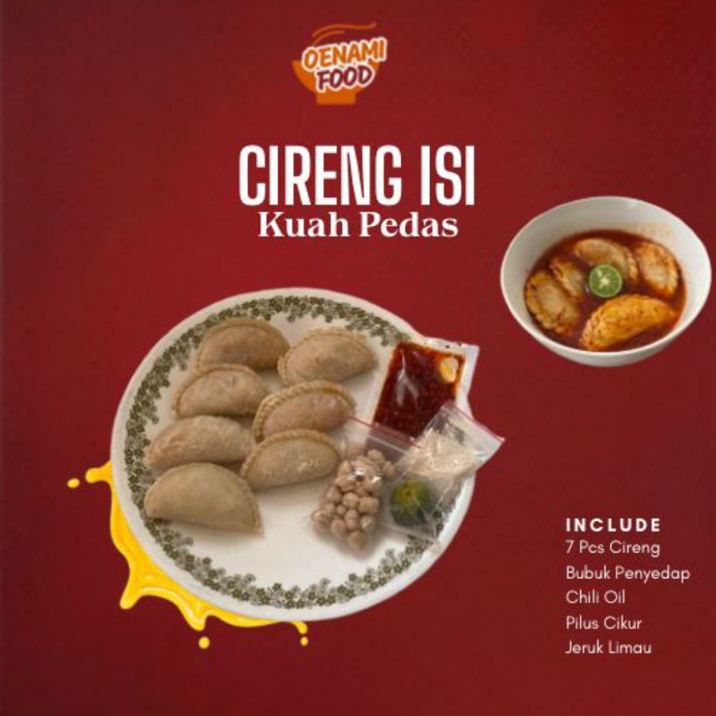 

Cireng Isi Kuah Pedas Chili Oil ala Oenamifood