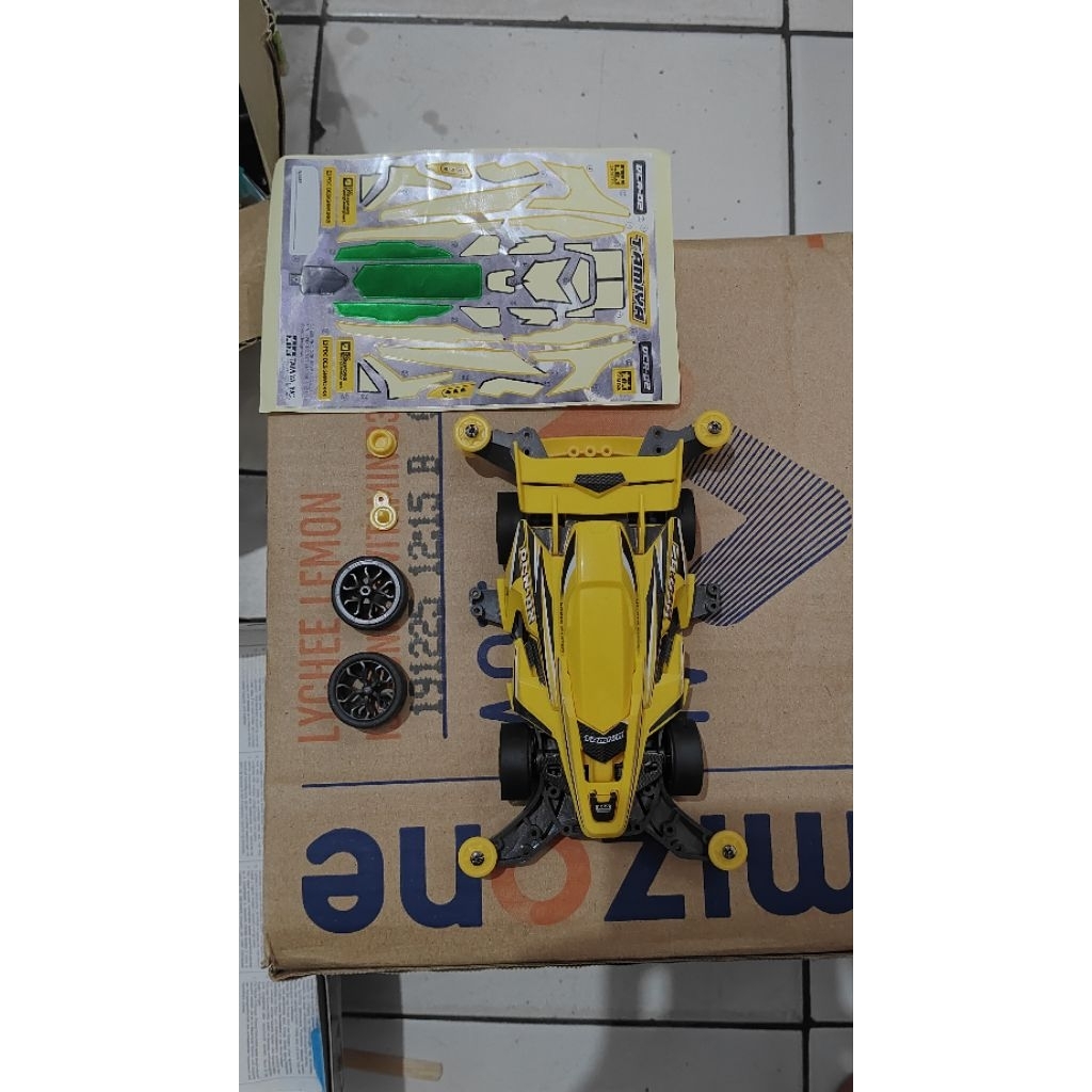 Original Tamiya DCR 02 MA CHASIS Free ban hard MINI 4WD Used Item