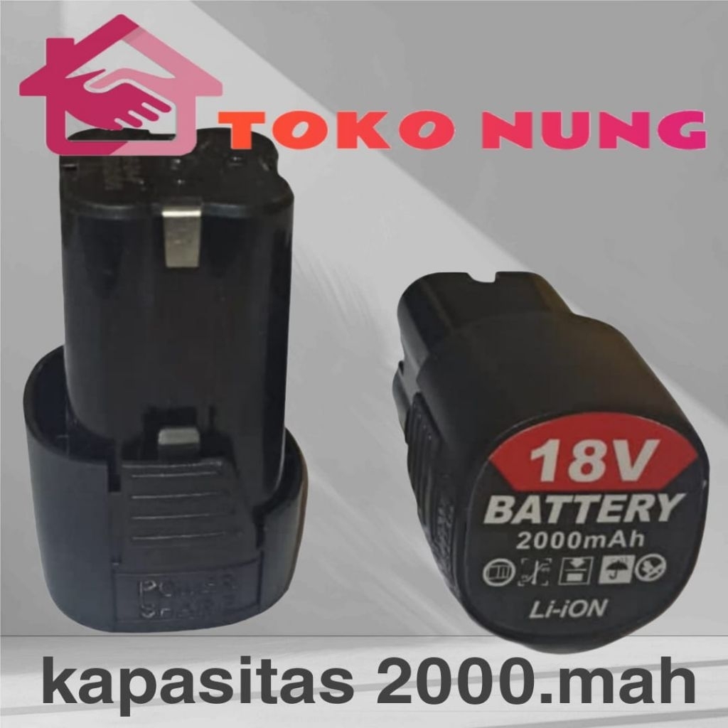 BATERAI BOR CORDLESS FUYAON 18V LI-ION BATERAI BOR 18VOLT LI-ION AST MUKETE JLD HILDA