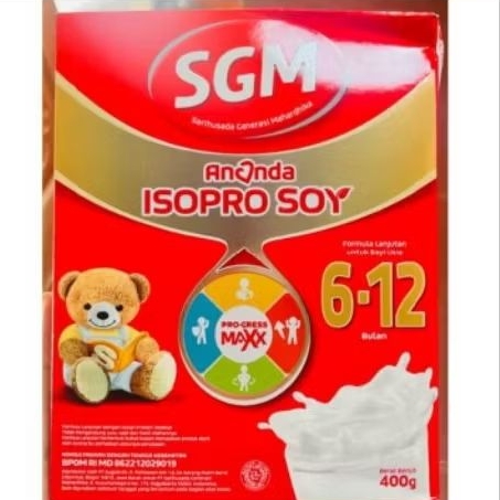 SGM ISOPRO SOYA 6-12 BULAN 400GRAM