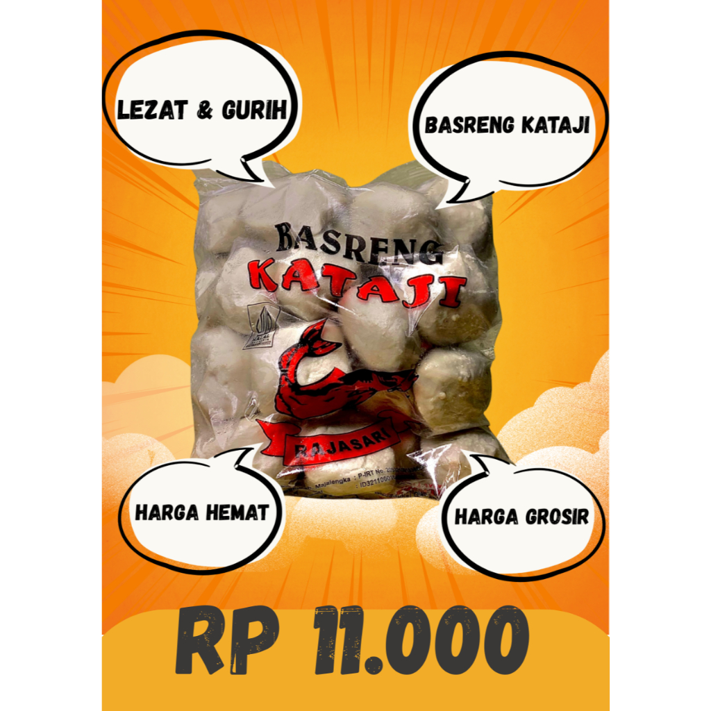 

RAJA BASRENG DATANG! Basreng Mentah Kataji 500gr langsung dari pabriknya Isi 25 Butir! harga grosir!