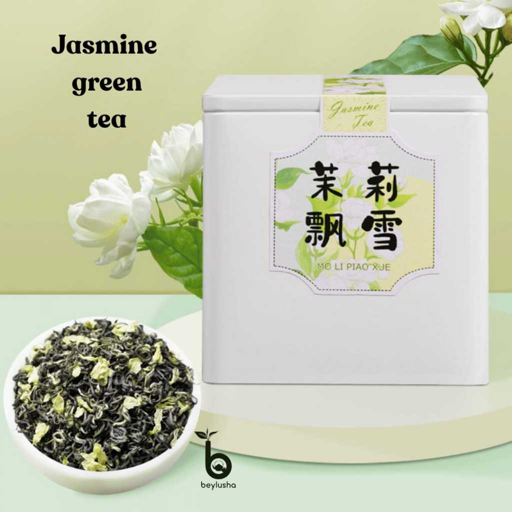 

Teh Hijau Melati Musim Semi Spring Chinese Jasmine Green Tea 80 Gr Teh Kesehatan Aroma Segar Kuat Wangi