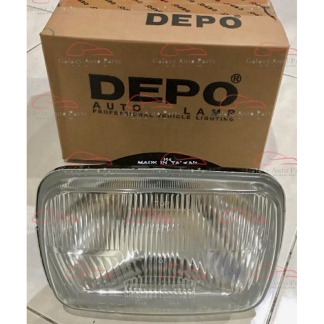 Headlamp head lamp lampu mobil persegi kotak 7 inch depo