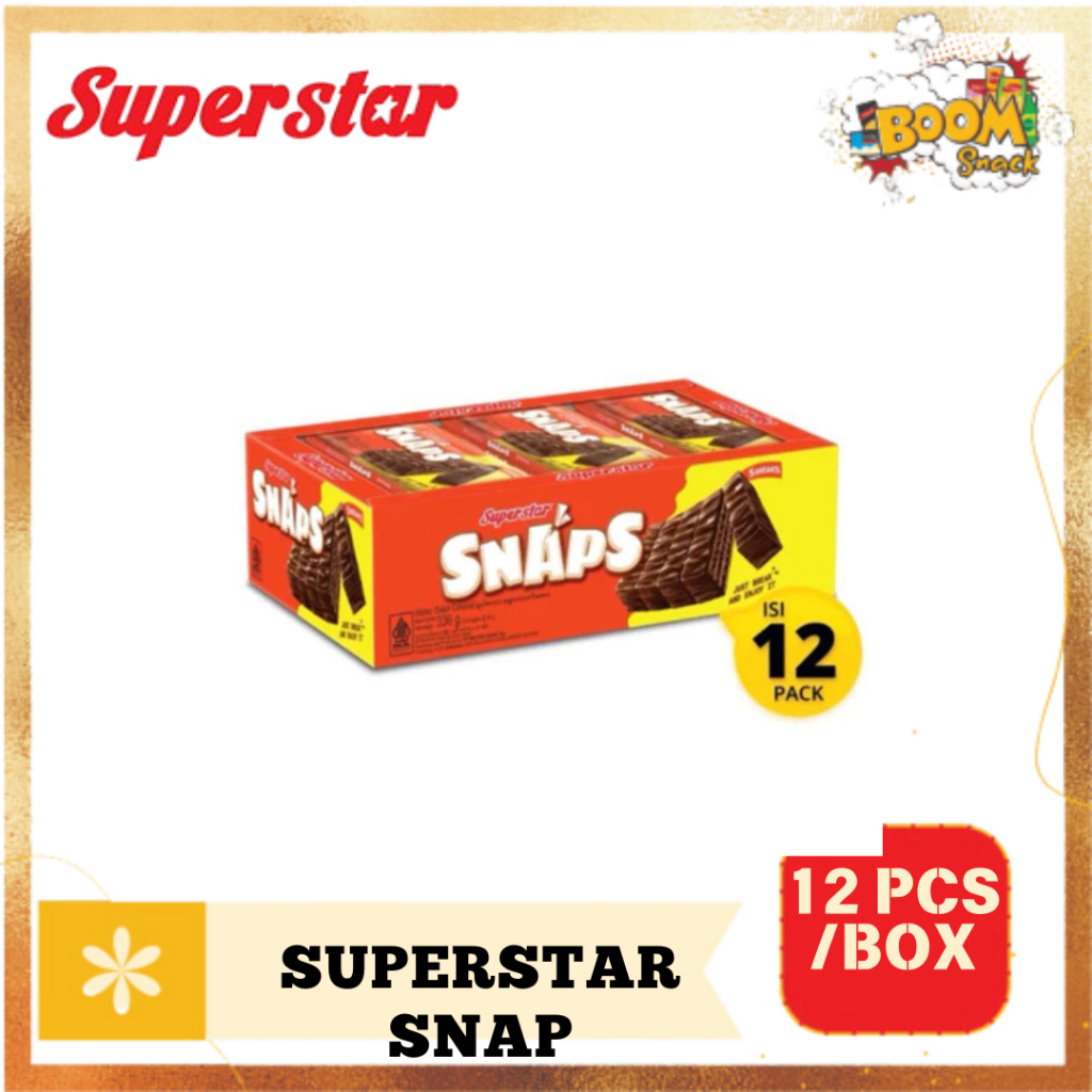 

SUPERSTAR SNAP COKLAT 1 BOX ISI 12 PCS