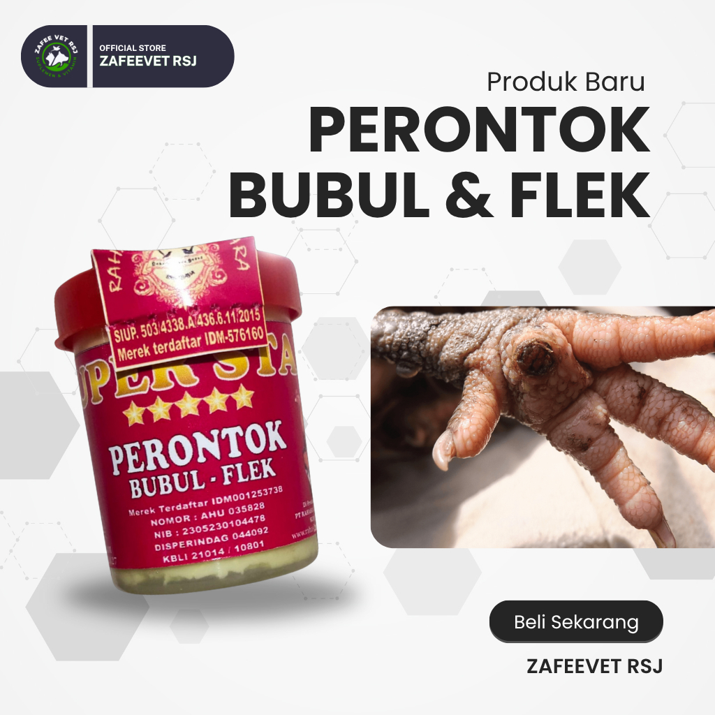SUPER STAR Perontok Bubul & Flek Kaki Ayam 30gr