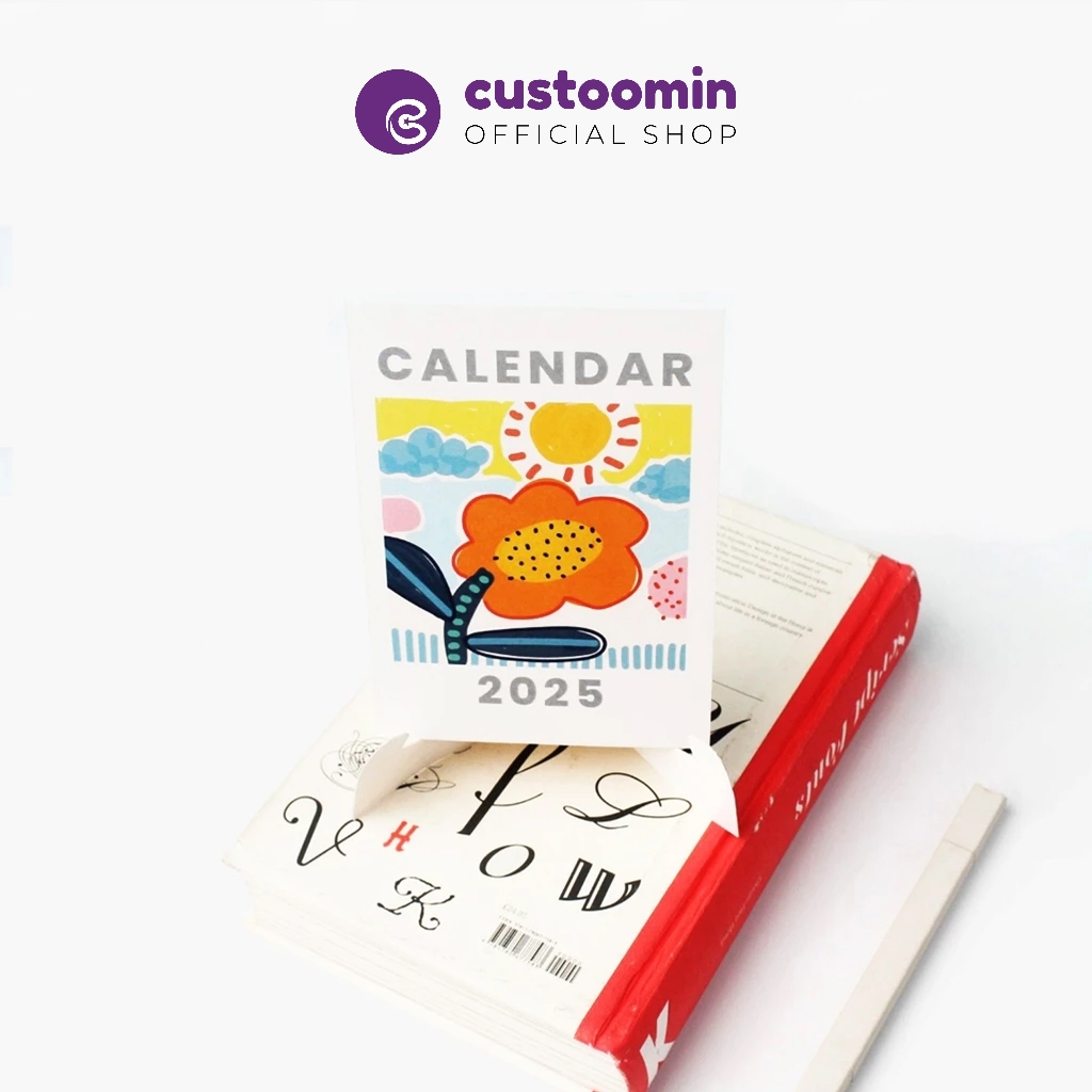 

Kalender 2025 #Paper Stand (Ukuran A6 10,5x14,8 cm) - Dekorasi Kalender - Kalender 2025 | Custoom.in