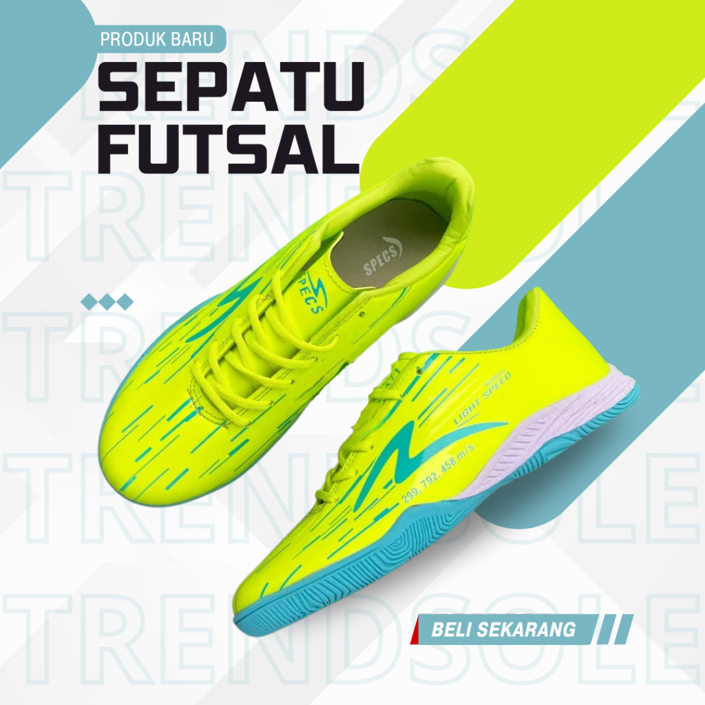 Sepatu Futsal Specs Lightspeed Reborn | Best Seller | Hijau