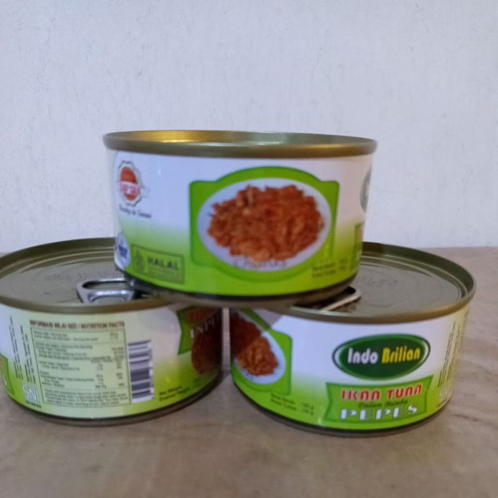 

Ikan Tuna Pepes Kaleng. Solid Isi 185 Gram ) Kaleng
