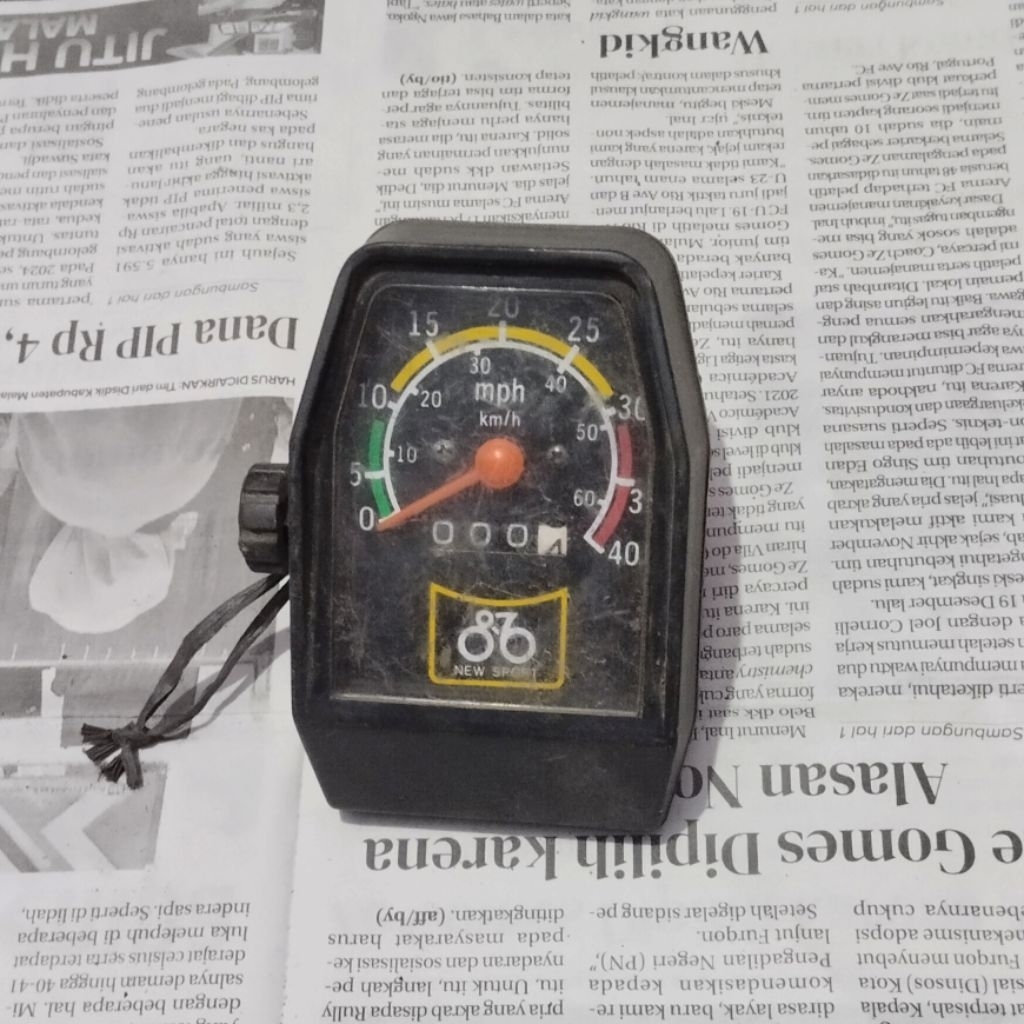 speedometer sepeda balap jadul bekas