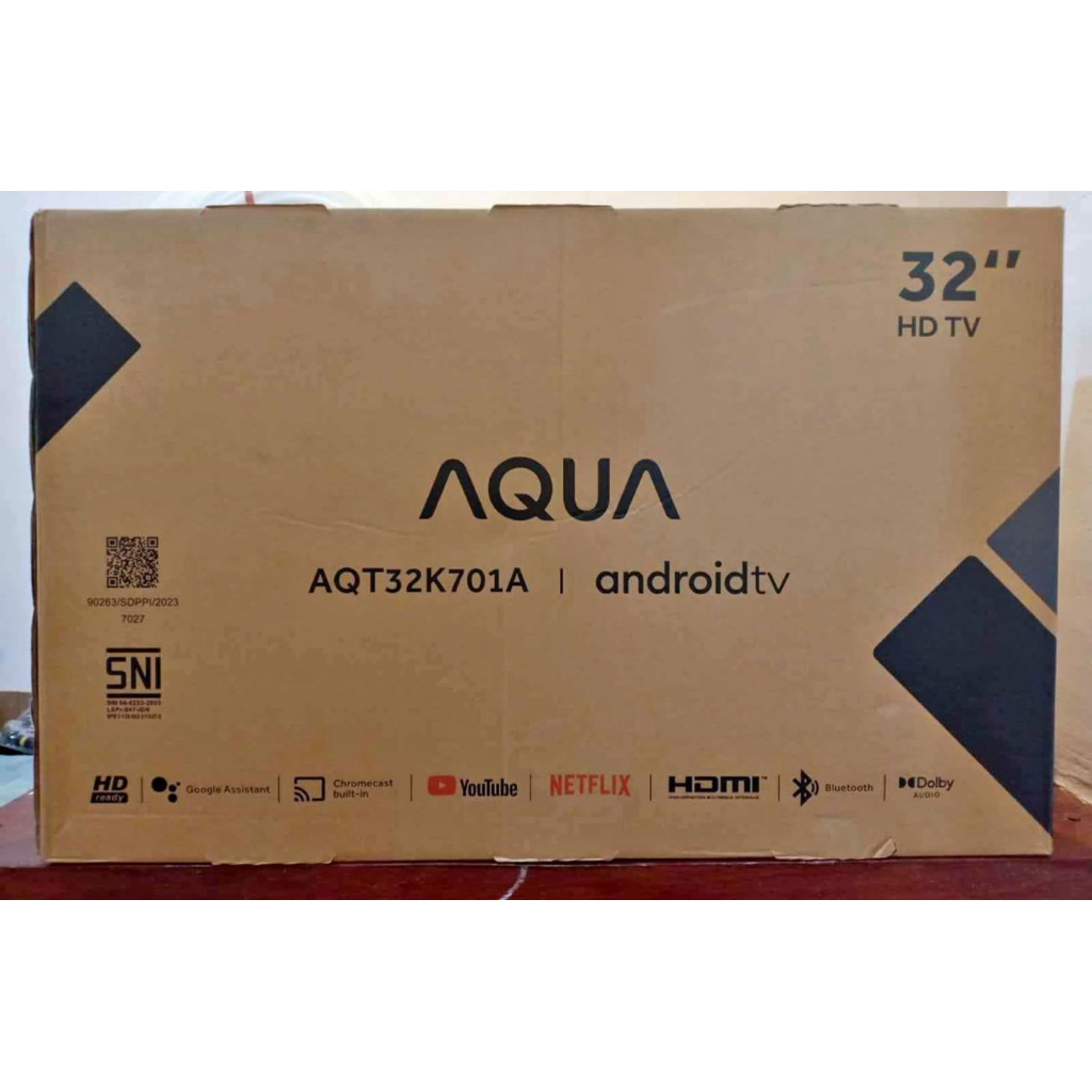 AQUA LED ANDROID TV 32" AQT32K701AF - GOOGLE TV AQUA ANDROID 32 INCH - ANDROID TV AQUA 32" - AQUA TV