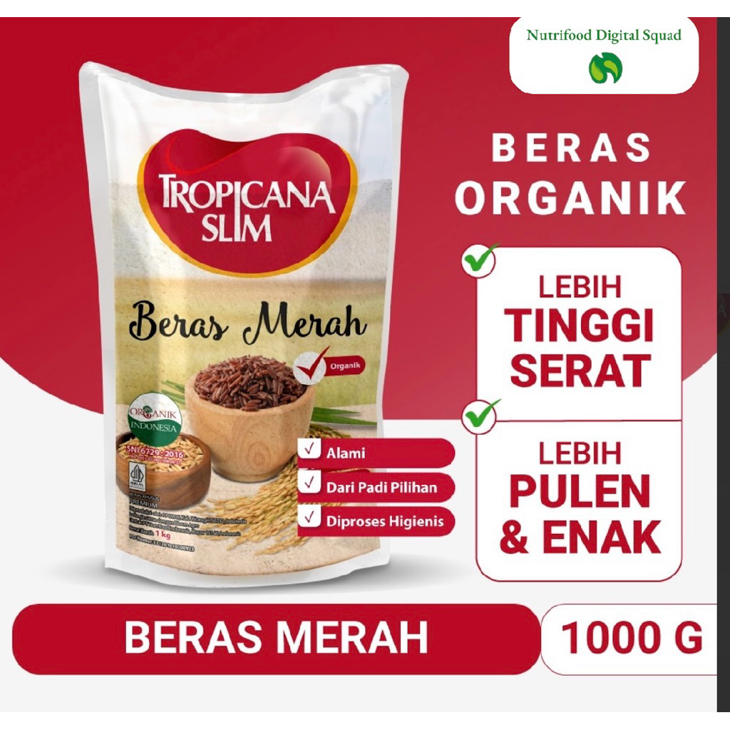 

Tropicana Slim Beras Merah 1kg