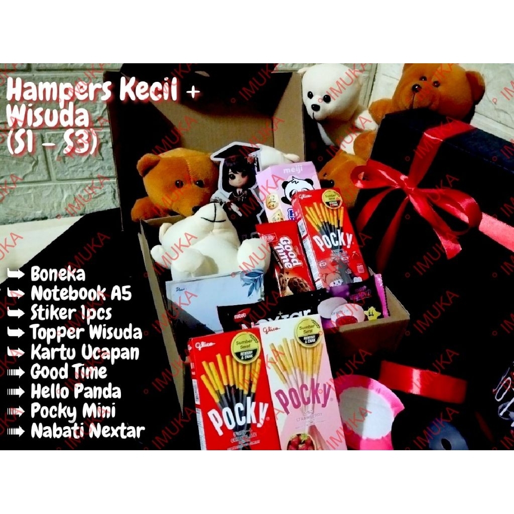 

Hampers Kecil+ 1 Wisuda (S1 - S3)