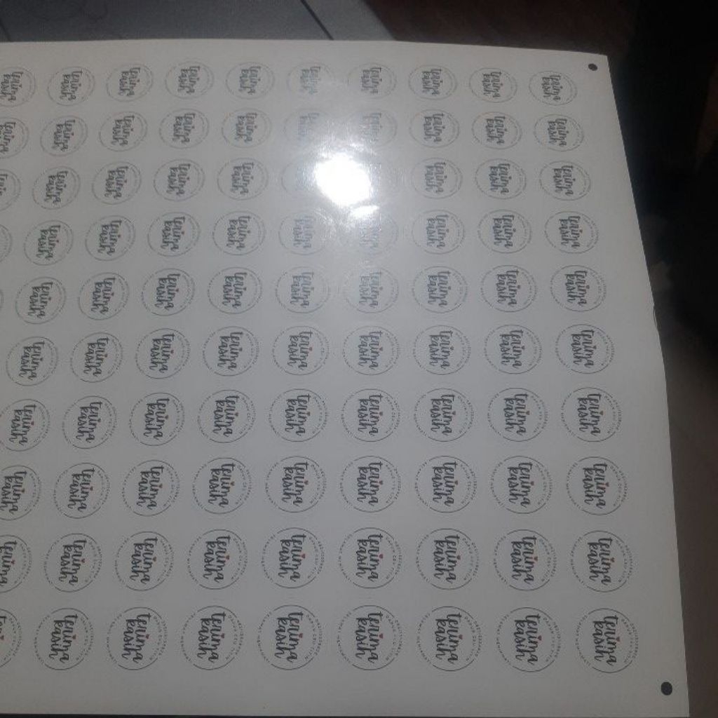 

stiker cutting label makanan