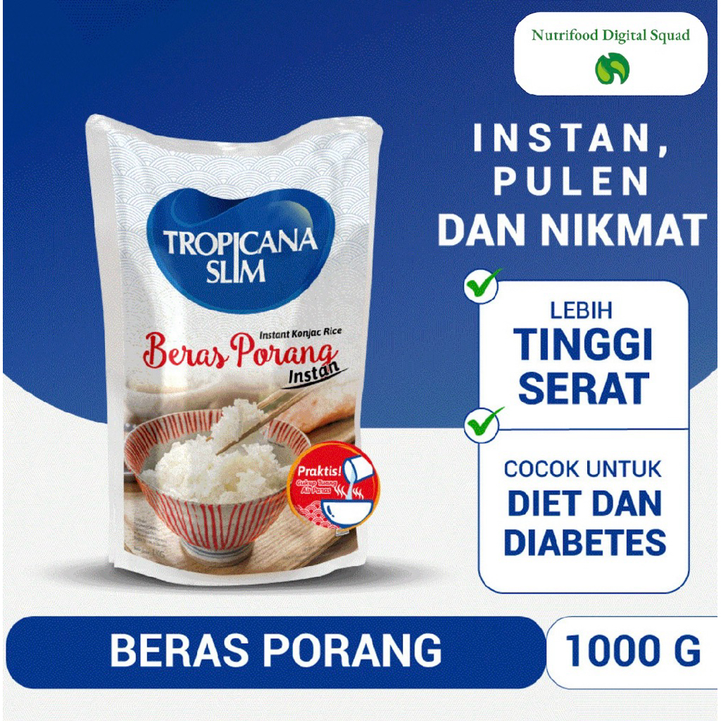 

Tropicana Slim Beras Porang 1000g