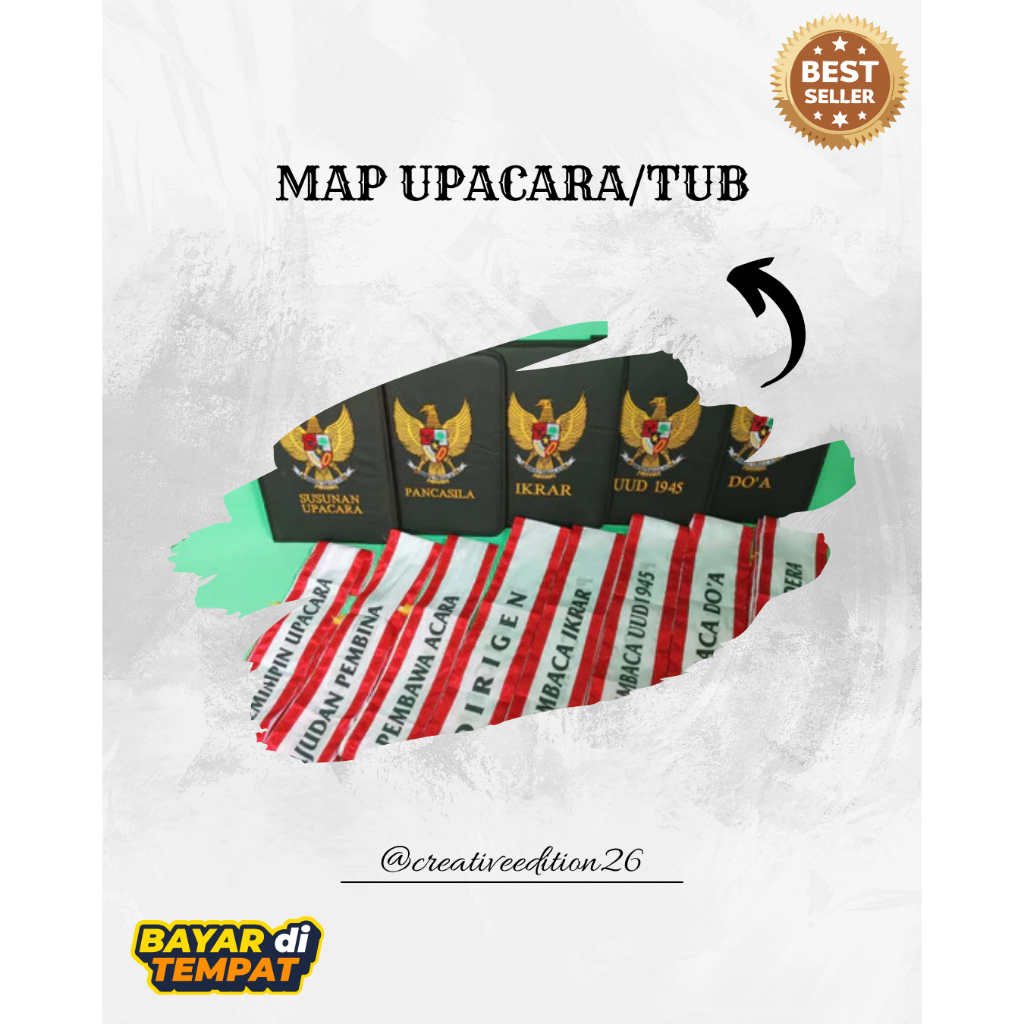 

MAP UPACARA & SELEMPANG PETUGAS UPACARA MAP TUB (BORDIR)