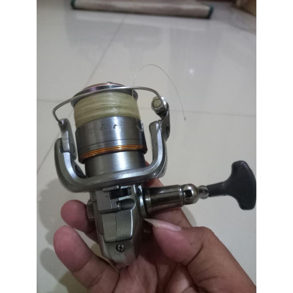 reel shimano elf 3000 ori smoth minus pemakaian dan batangan