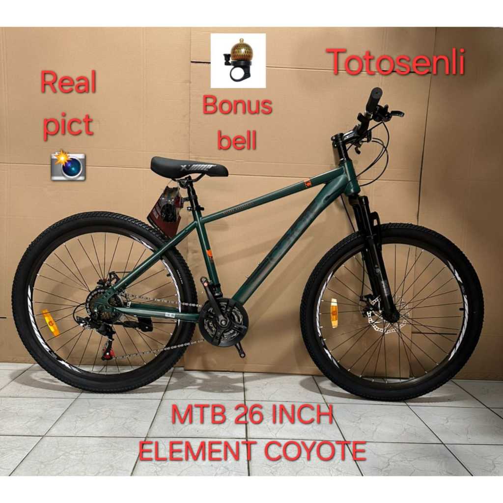 sepeda gunung MTB ELEMENT COYOTE 26 inch 3x7speed hi ten