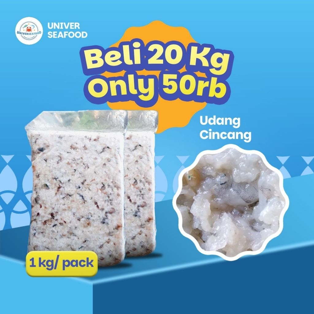 

Udang Cincang Mentah 1kg