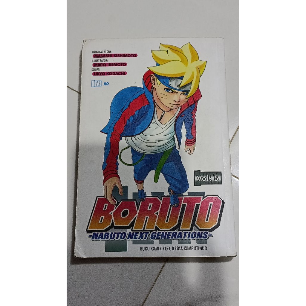 Komik Boruto original - Vol  5 (no segel, bekas)