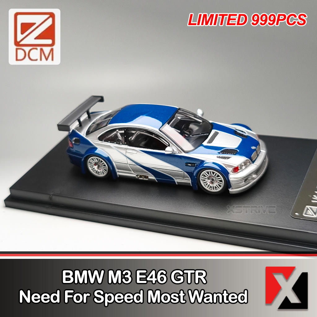 DCM 1:64 BMW M3 E46 GTR Need For Speed Most Wanted