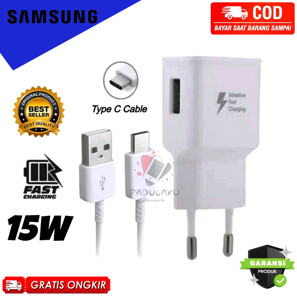 Charger Samsung Type C A04 A11 A12 A13 A14 A21 Fast Charging Original Casan Carger Cas HP Ori Tipe C